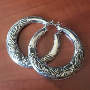 Hoop earrings
